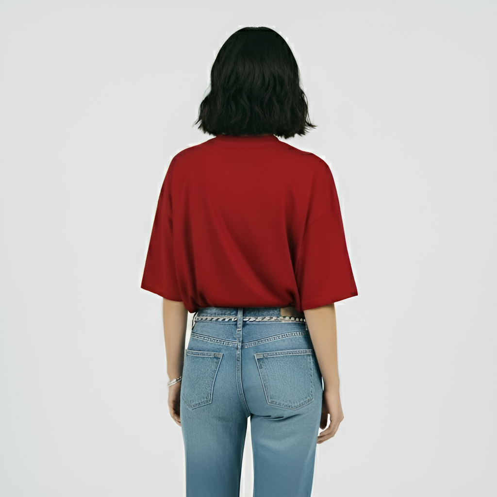 Camiseta Over Meia Gola