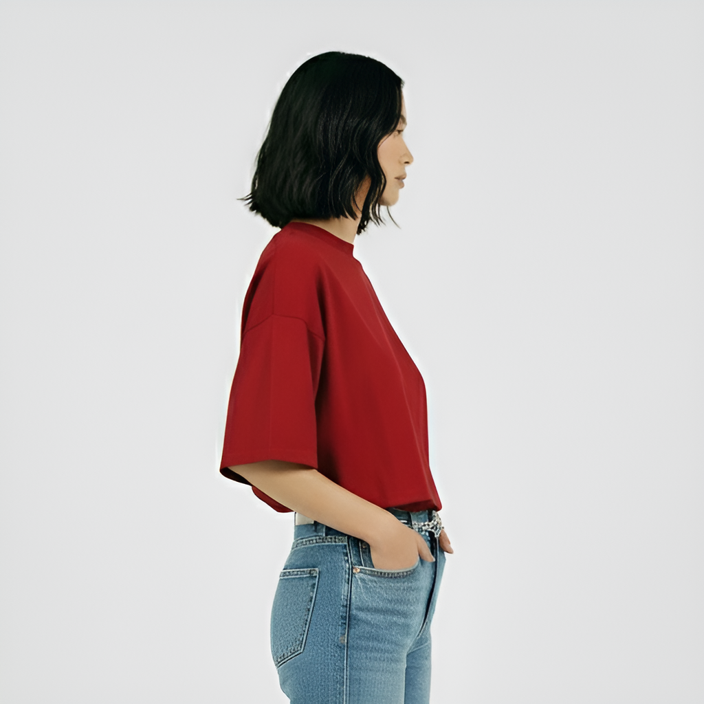 Camiseta Over Meia Gola