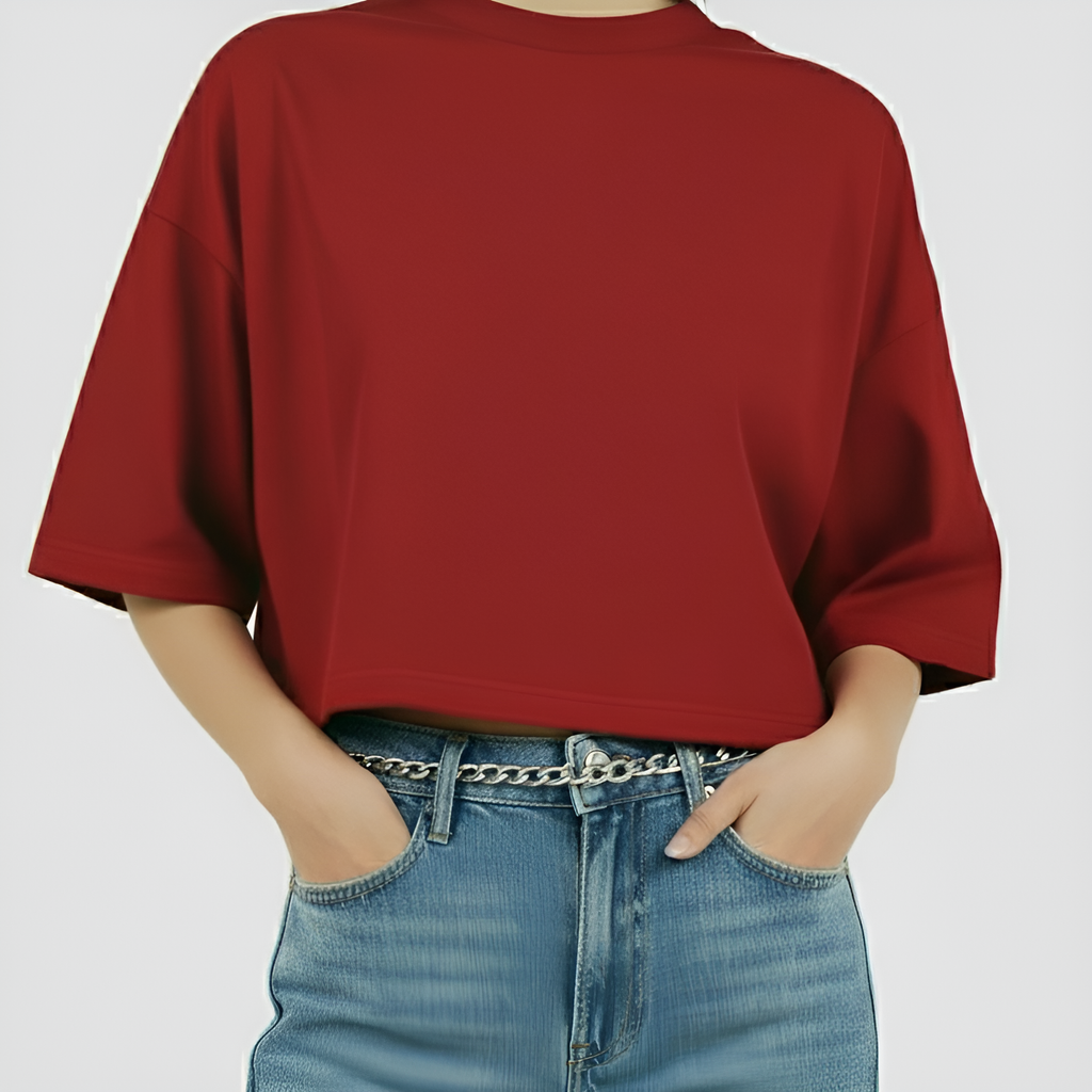 Camiseta Over Meia Gola